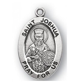 HMH Religious Sterling Silver St. Joshua Medal