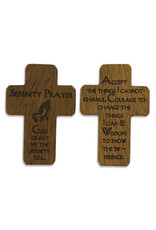 HJ Sherman 1 3/4" Serenity Prayer Pocket Cross