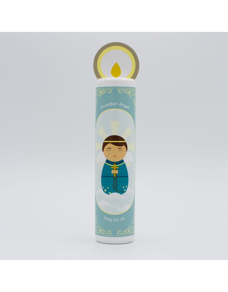 Shining Light Dolls Guardian Angel (boy) Wooden Prayer Candle