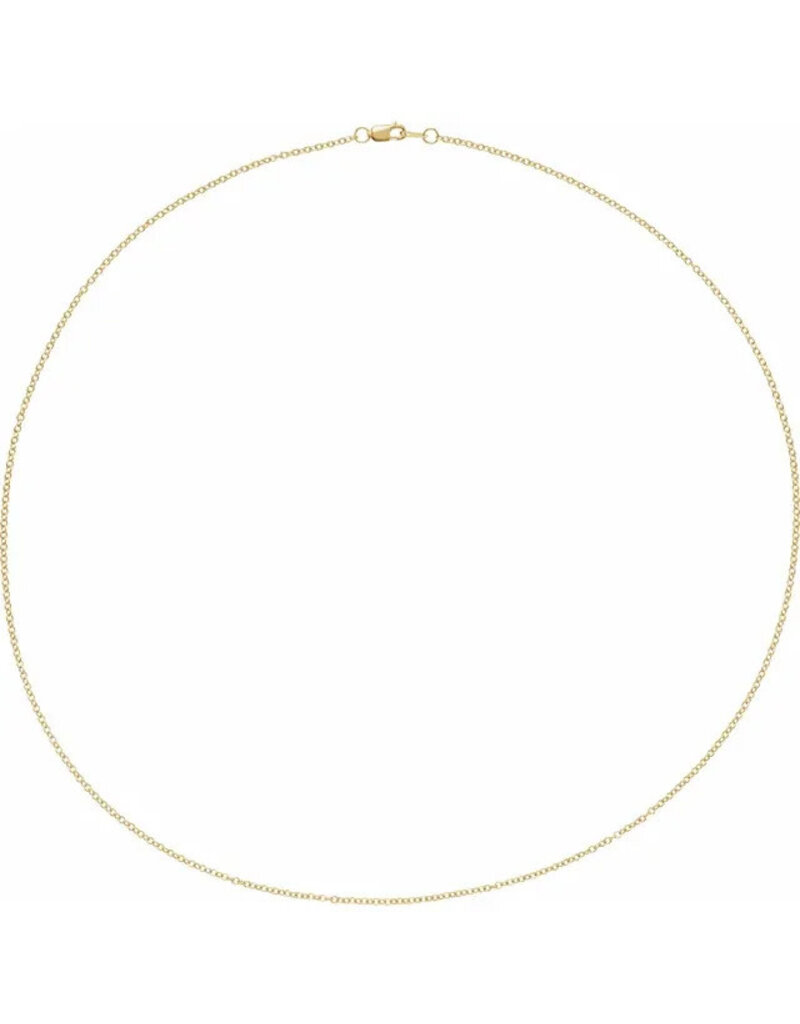 Stuller 14K Yellow Gold-Filled 1.5 mm Cable 20" Chain