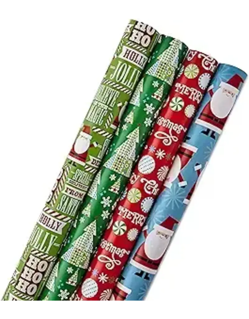 Hallmark Heavy-weight Two-sided Gift Wrap Paper, Green, 300ft