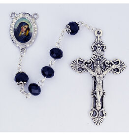 McVan Blue Our Lady of Sorrows Rosary Boxed
