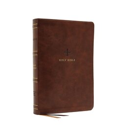 Catholic Bible Press NRSV Catholic Large Print Bible (Comfort Print) - Brown Leathersoft