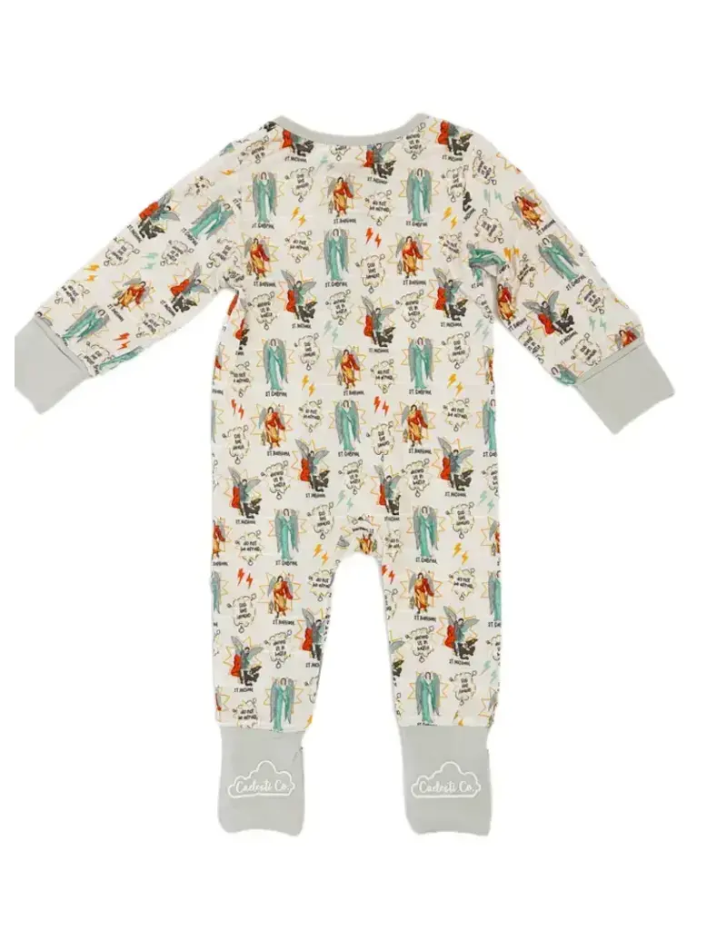 St. Michael Superhero Footie Pajamas 3-6 Months