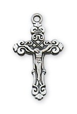 McVan Sterling Silver Baby Crucifix on 13" Chain
