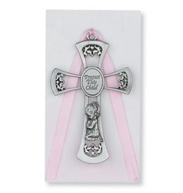 McVan 3 3/4" Girl Pink Crib Cross