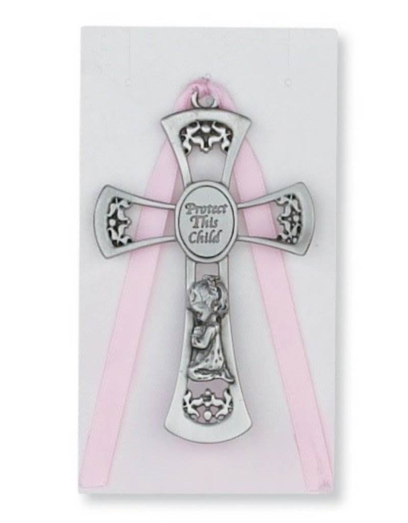 McVan 3 3/4" Girl Pink Crib Cross