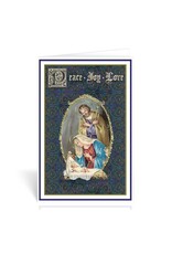 WJ Hirten Holy Family Peace, Joy, Love Greeting Card