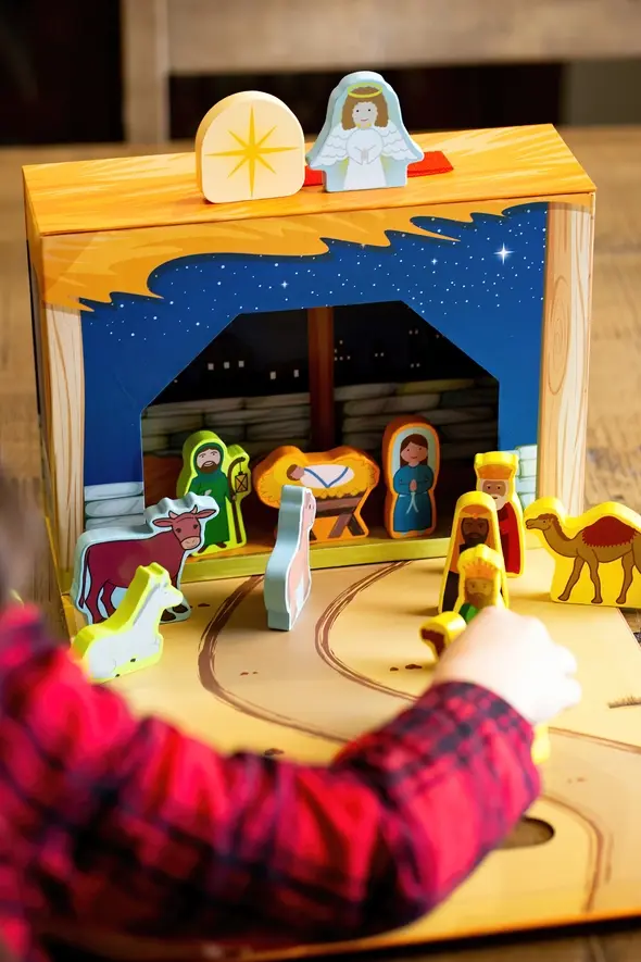 Saintly Heart Nativity Playset Queen of Angels Catholic Store