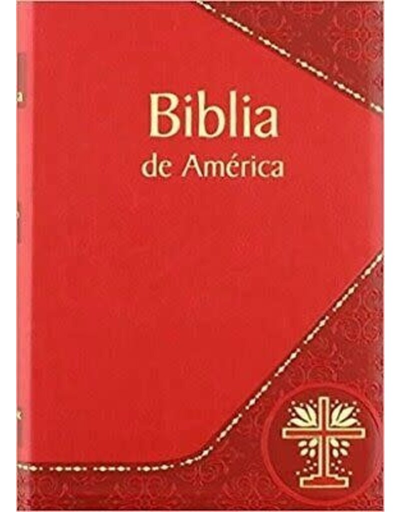 Catholic Book Publishing Corp Biblia De America - Burgundy Dura-Lux Imitation Leather