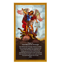 Berkander Wood Wall Plaque - Saint Michael