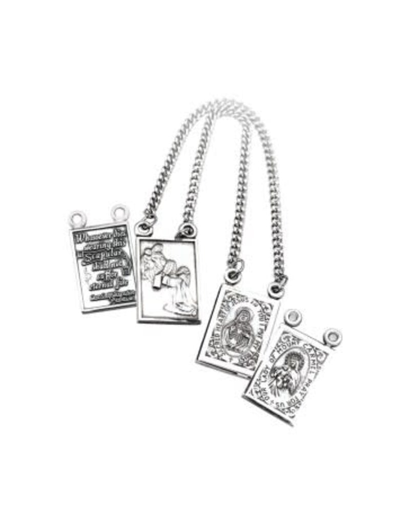 HMH Religious Sterling Silver Two Piece Scapular Medal