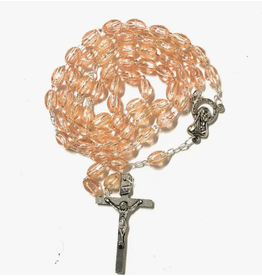 Costa Articoli Religiosi 8 x 6 mm Plastic Glass Rosary