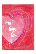 Altar + Home Faith Hope Love St. Valentine's Day Card