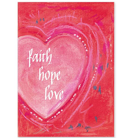 Altar + Home Faith Hope Love St. Valentine's Day Card