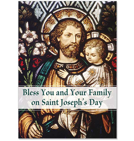 The Printery House Bless You and Your Family St. Joseph's Day Card