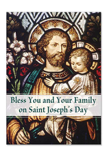 The Printery House Bless You and Your Family St. Joseph's Day Card