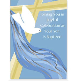 Altar + Home Joining You in Joyful Celebration Baptism Card