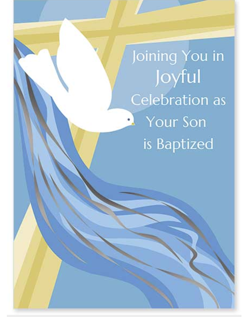 Altar + Home Joining You in Joyful Celebration Baptism Card