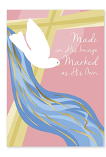 Altar + Home Made in His Image Baptism Card to Parents