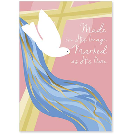 Altar + Home Made in His Image Baptism Card to Parents