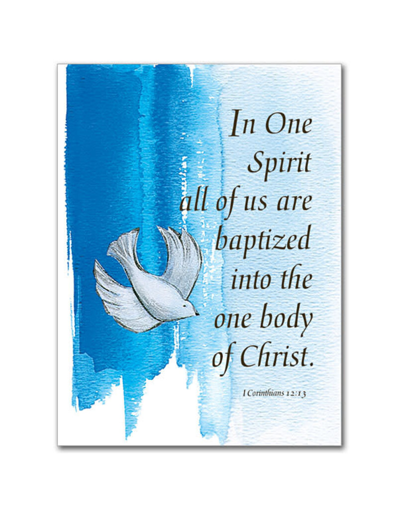 Altar + Home In One Spirit Child Baptism Card