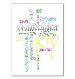Altar + Home Granddaughter Confirmation Greeting Card