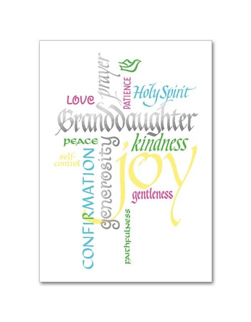 Altar + Home Granddaughter Confirmation Greeting Card