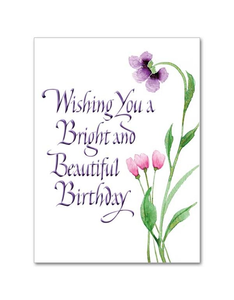 The Printery House Wishing You a Bright and Beautiful Birthday Card