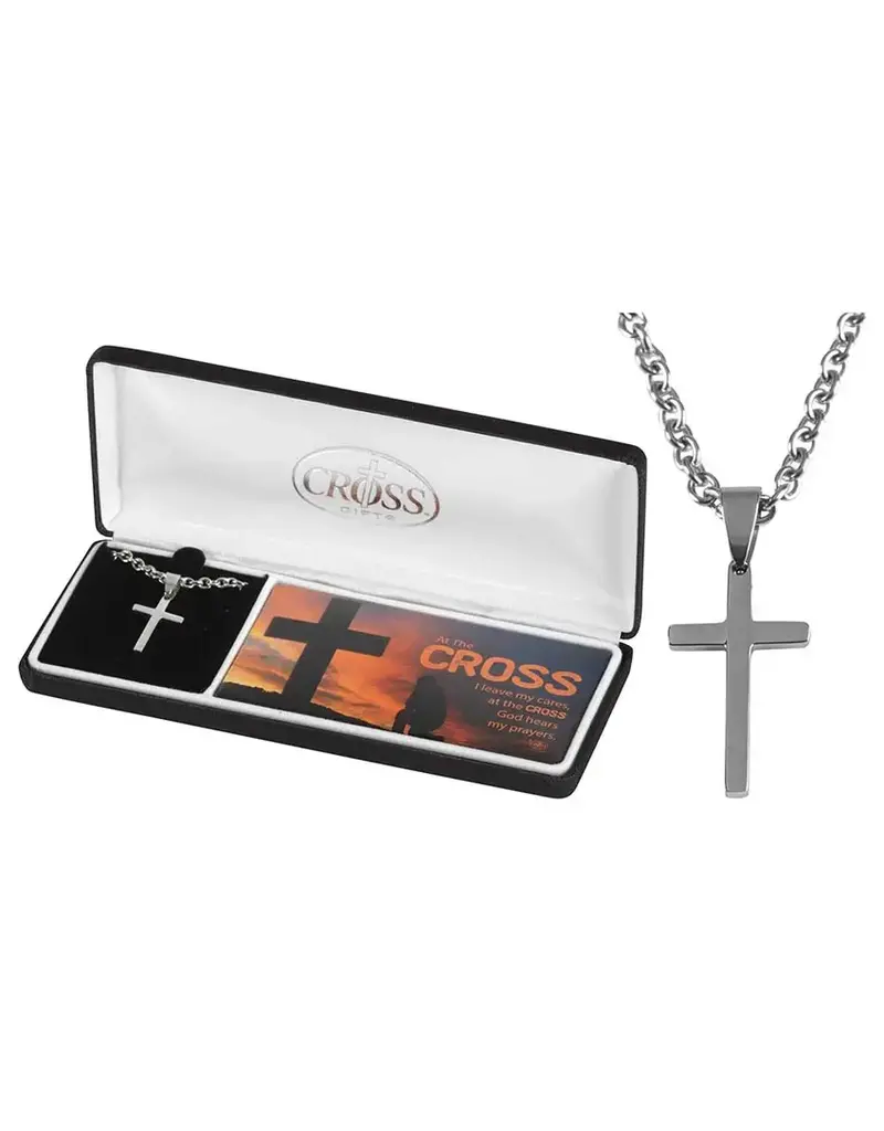 Dicksons At the Cross Stainless Steel Necklace