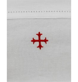 MDS 100% Cotton Chalice Pall with Red Cross 7" x 7"