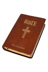 Catholic Book Publishing Corp NCB St. Joseph New Catholic Bible Personal Size-Brown Bonded Leather 608/13BN