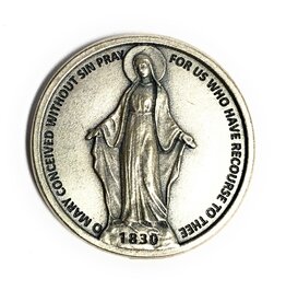 Lumen Mundi Miraculous Medal Hail Mary Pocket Token