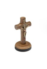 Oremus Mercy St. Benedict Wooden Car Cross