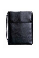 Dicksons Bible Cover: Black W/ Handle Medium