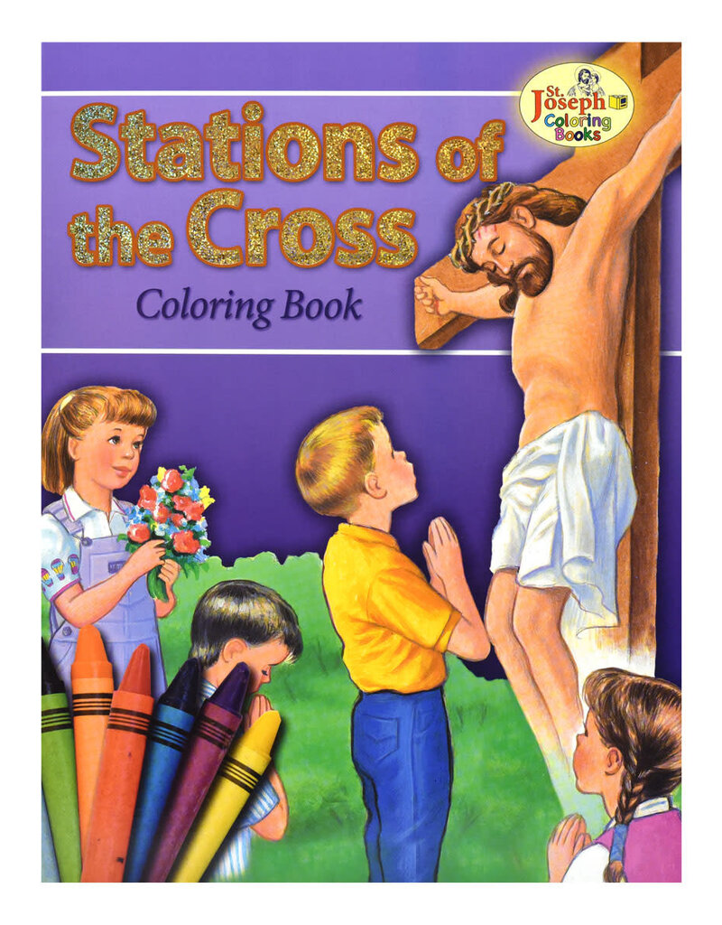 Catholic Book Publishing Corp Coloring Book About The Stations Of The Cross