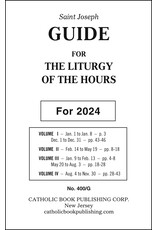 Catholic Book Publishing Corp Saint Joseph Guide For The Liturgy Of The Hours For 2024- 4 volume guide (#400/G)