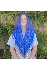 Oremus Mercy St. Claire of Assisi Veil - Blue