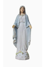 Goldscheider of Vienna Our Lady of Grace 9" Statue in Pale Blue