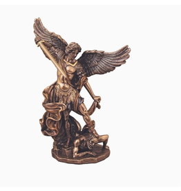 Goldscheider of Vienna St. Michael in Cold Cast Bronze (Veronese) 6"