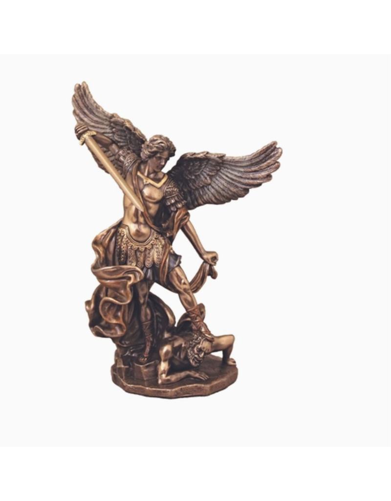 Goldscheider of Vienna St. Michael in Cold Cast Bronze (Veronese) 6"