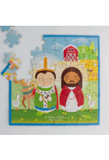 Shining Light Dolls Mini Puzzle: Saint Martin of Tours and Jesus