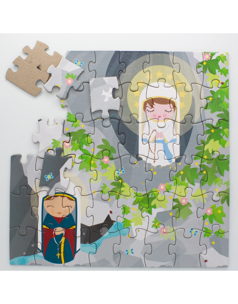 Shining Light Dolls Mini Puzzle: Our Lady of Lourdes