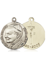 Bliss Manufacturing 14kt Gold Filled St John Paul II Medal- 1 1/4 x 1 1/8