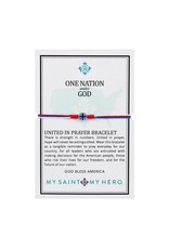 My Saint My Hero One Nation Under God United in Prayer Bracelet