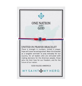 My Saint My Hero One Nation Under God United in Prayer Bracelet