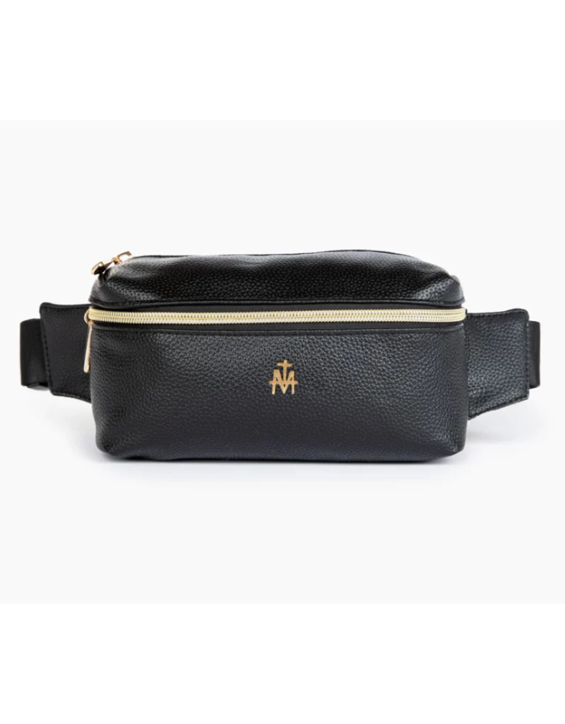 Be A Heart Our Lady Belt Bag (Black)
