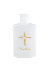Sacred Traditions 4 oz Holy Water Bottle (Gold Dove over Cross)