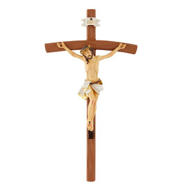 Jeweled Cross Company 12" Hammered Finish Crucifix