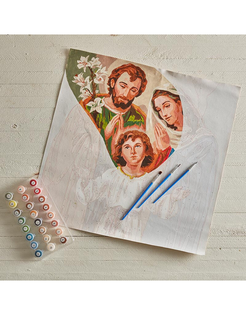 Growing in Faith Paint by Numbers - Holy Family